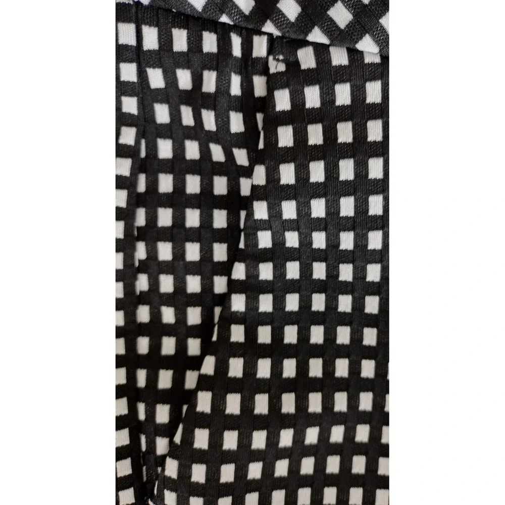 Express Columnist Black & White Plaid Dress Pants Women's Size 4 (4R) Pre-owned